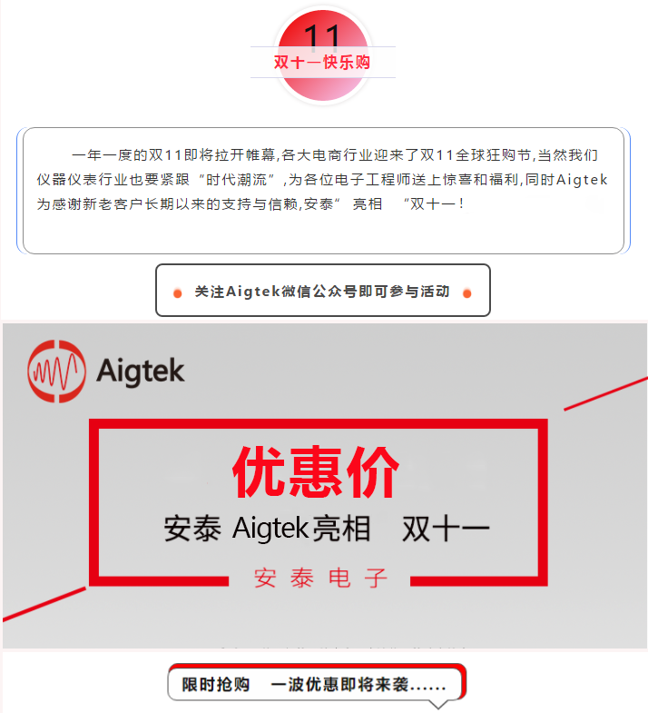 【鉅惠來襲】Aigtek功率放大器低價搶購！